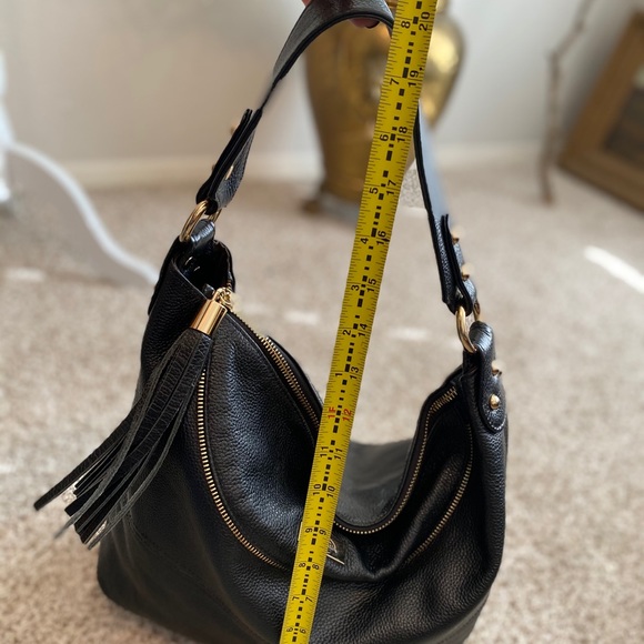 Onna Ehrlich black leather handbag - Picture 13 of 16